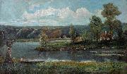 unknow artist, Landscape with river